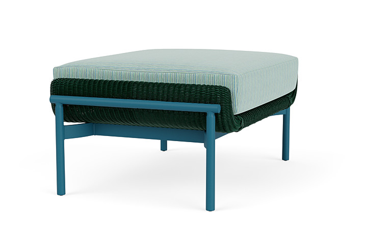 Lloyd Flanders™ Solstice Ottoman  - Woodland, Peacock