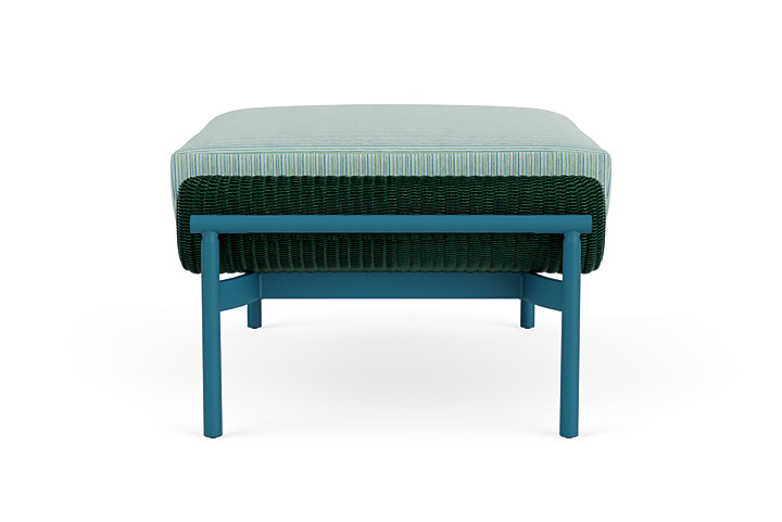 Lloyd Flanders™ Solstice Ottoman  - Woodland, Peacock