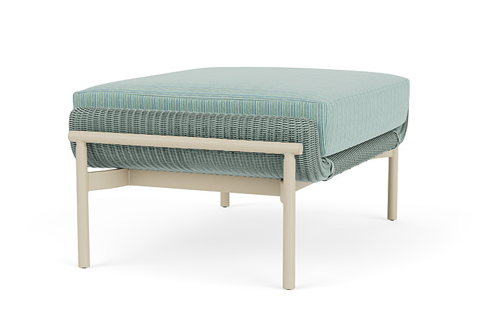 Lloyd Flanders™ Solstice Ottoman  - Sea Glass, Linen