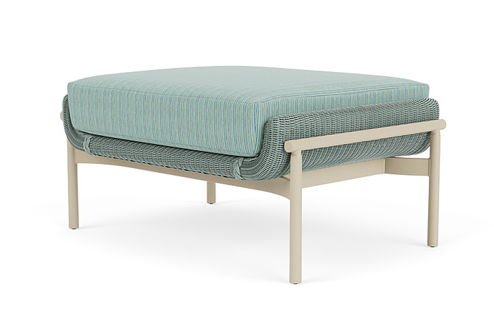 Lloyd Flanders™ Solstice Ottoman  - Sea Glass, Linen