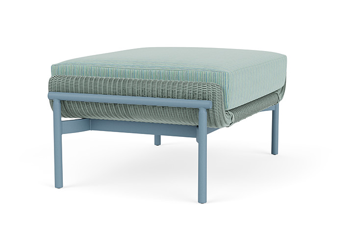 Lloyd Flanders™ Solstice Ottoman  - Sea Glass, Stillwater