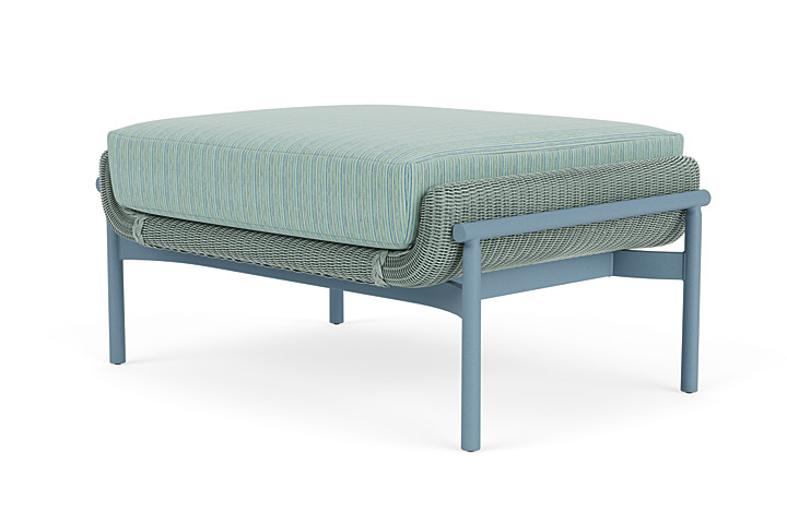 Lloyd Flanders™ Solstice Ottoman  - Sea Glass, Stillwater