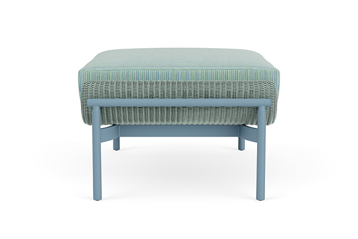 Lloyd Flanders™ Solstice Ottoman  - Sea Glass, Stillwater