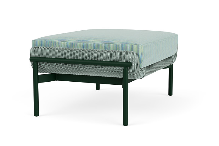 Lloyd Flanders™ Solstice Ottoman  - Sea Glass, Woodland