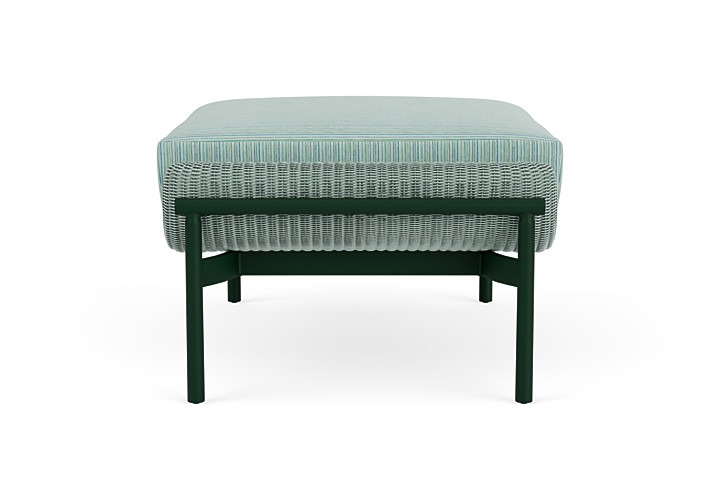 Lloyd Flanders™ Solstice Ottoman  - Sea Glass, Woodland