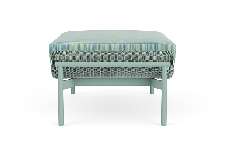 Lloyd Flanders™ Solstice Ottoman  - Sea Glass, Sea Glass