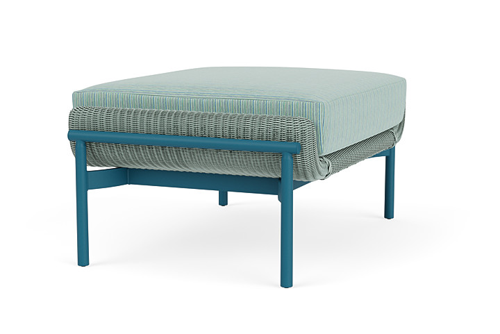 Lloyd Flanders™ Solstice Ottoman  - Sea Glass, Peacock