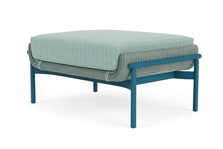 Lloyd Flanders™ Solstice Ottoman  - Sea Glass, Peacock