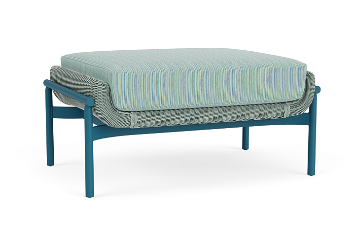 Lloyd Flanders™ Solstice Ottoman  - Sea Glass, Peacock