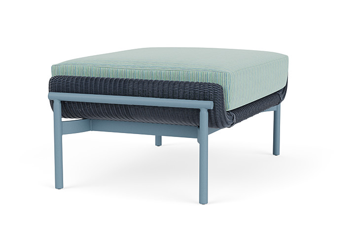 Lloyd Flanders™ Solstice Ottoman  - Denim Blue, Stillwater