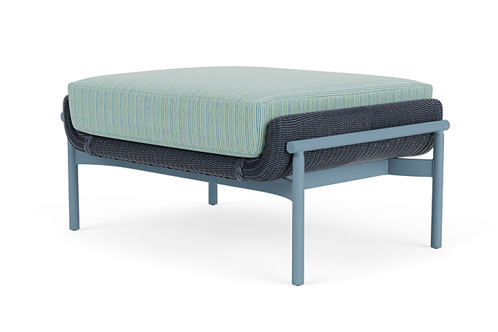 Lloyd Flanders™ Solstice Ottoman  - Denim Blue, Stillwater