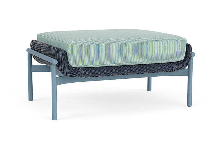 Lloyd Flanders™ Solstice Ottoman  - Denim Blue, Stillwater