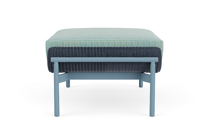 Lloyd Flanders™ Solstice Ottoman  - Denim Blue, Stillwater