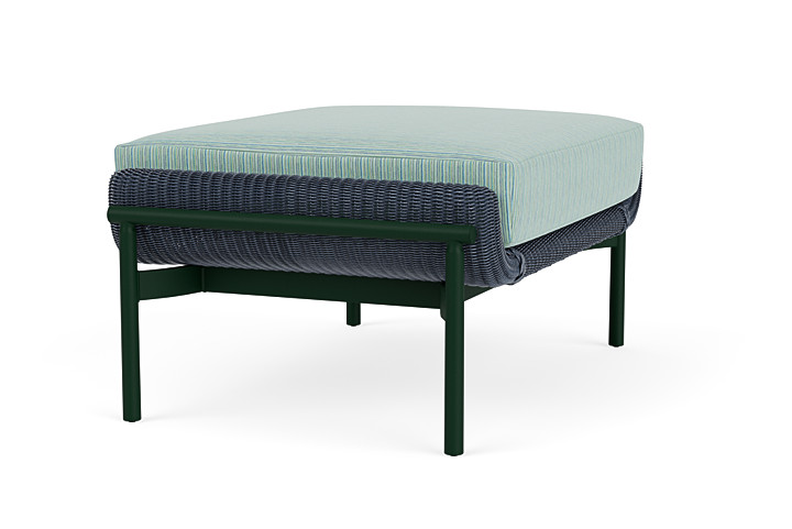 Lloyd Flanders™ Solstice Ottoman  - Denim Blue, Woodland