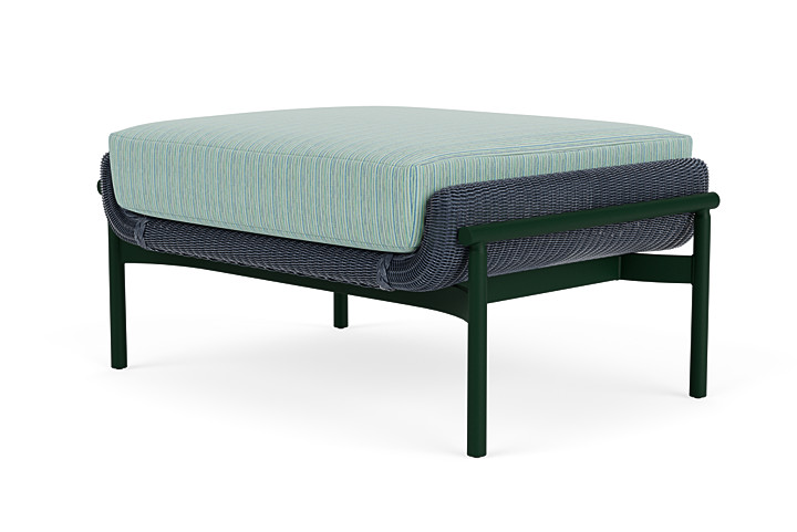 Lloyd Flanders™ Solstice Ottoman  - Denim Blue, Woodland