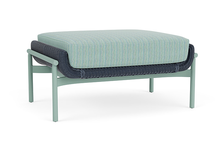 Lloyd Flanders™ Solstice Ottoman  - Denim Blue, Sea Glass