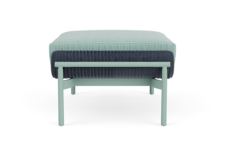 Lloyd Flanders™ Solstice Ottoman  - Denim Blue, Sea Glass