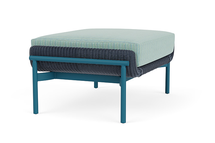 Lloyd Flanders™ Solstice Ottoman  - Denim Blue, Peacock