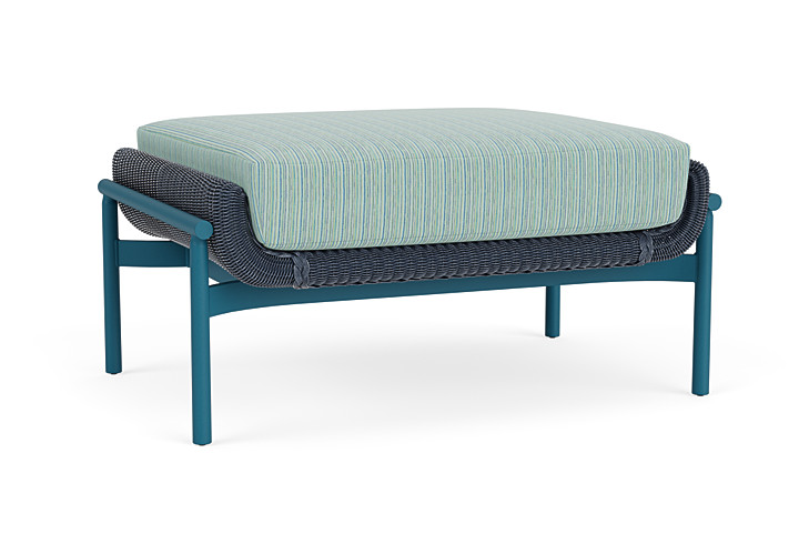 Lloyd Flanders™ Solstice Ottoman  - Denim Blue, Peacock