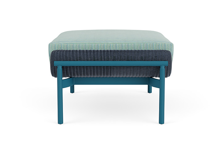 Lloyd Flanders™ Solstice Ottoman  - Denim Blue, Peacock