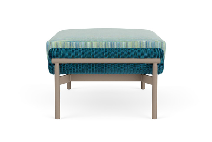 Lloyd Flanders™ Solstice Ottoman  - Peacock, French Beige