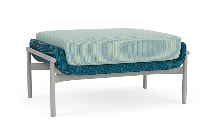 Lloyd Flanders™ Solstice Ottoman  - Peacock, Platinum