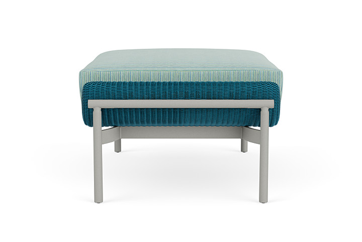 Lloyd Flanders™ Solstice Ottoman  - Peacock, Platinum