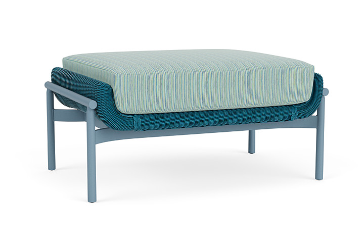 Lloyd Flanders™ Solstice Ottoman  - Peacock, Stillwater