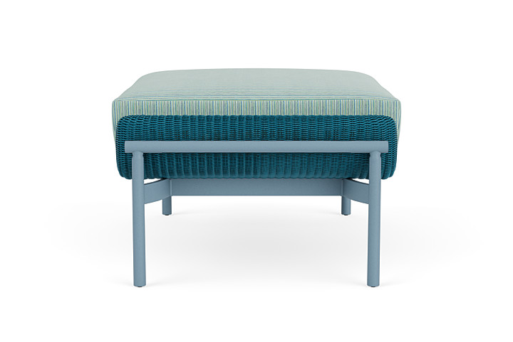 Lloyd Flanders™ Solstice Ottoman  - Peacock, Stillwater