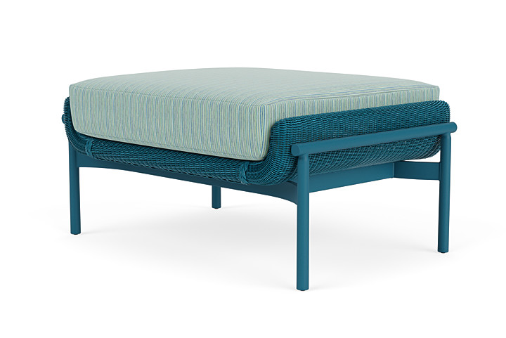 Lloyd Flanders™ Solstice Ottoman  - Peacock, Peacock