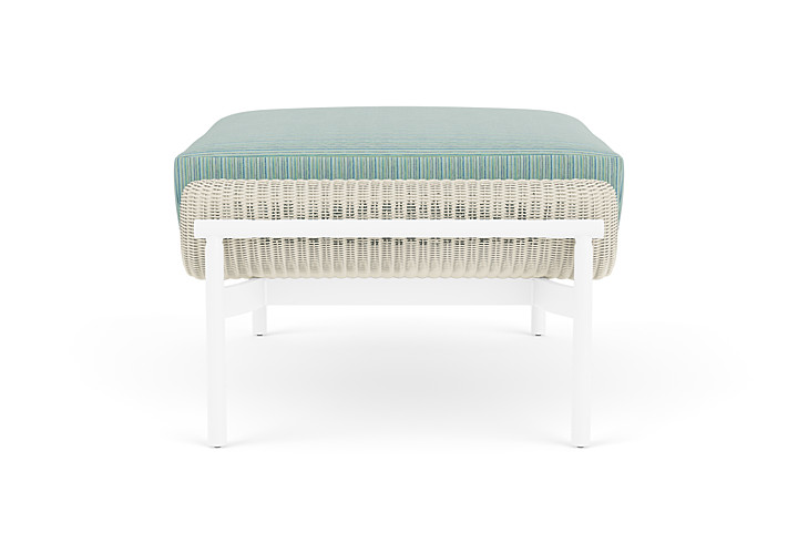 Lloyd Flanders™ Solstice Ottoman  - Ivory, White