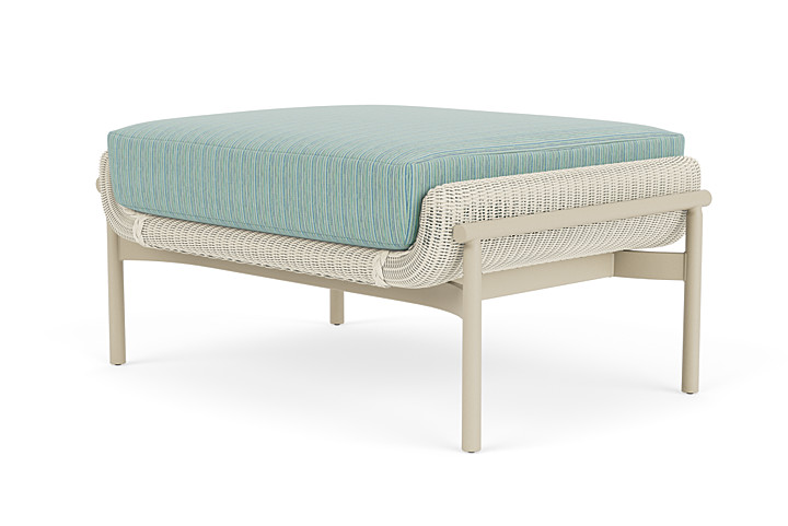 Lloyd Flanders™ Solstice Ottoman  - Ivory, Linen