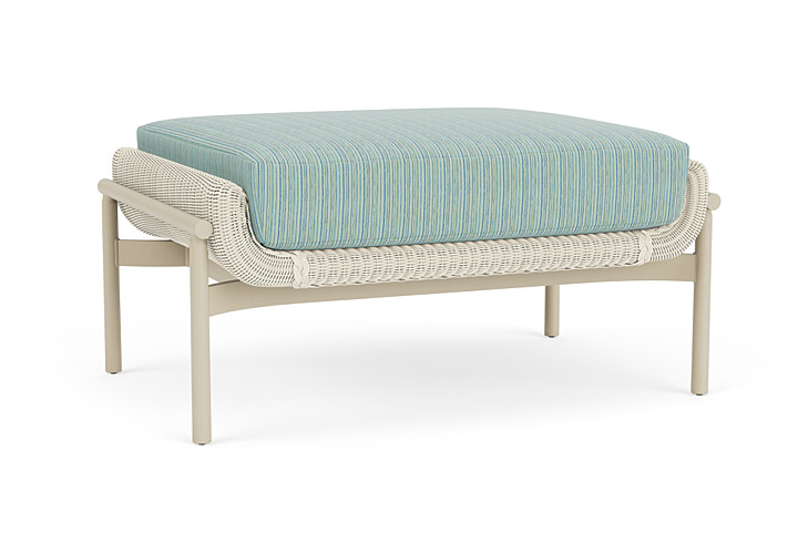 Lloyd Flanders™ Solstice Ottoman  - Ivory, Linen