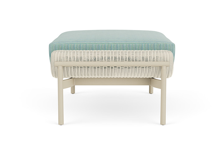 Lloyd Flanders™ Solstice Ottoman  - Ivory, Linen