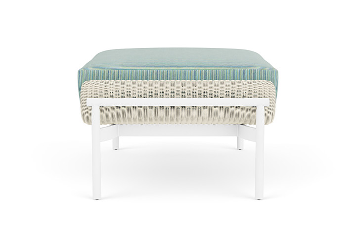 Lloyd Flanders™ Solstice Ottoman  - Ivory, Matte White