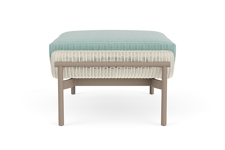 Lloyd Flanders™ Solstice Ottoman  - Ivory, French Beige