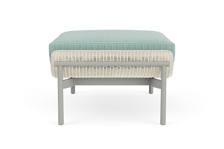 Lloyd Flanders™ Solstice Ottoman  - Ivory, Platinum