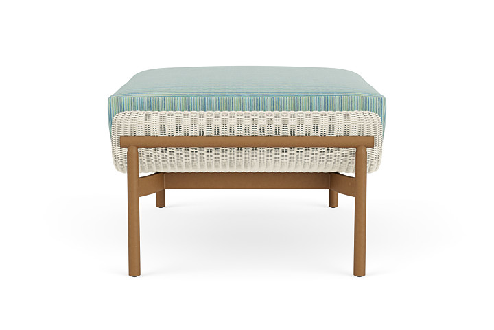 Lloyd Flanders™ Solstice Ottoman  - Ivory, Hickory