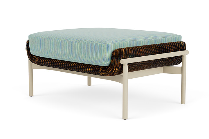 Lloyd Flanders™ Solstice Ottoman  - Mink, Linen