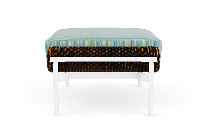 Lloyd Flanders™ Solstice Ottoman  - Mink, Matte White