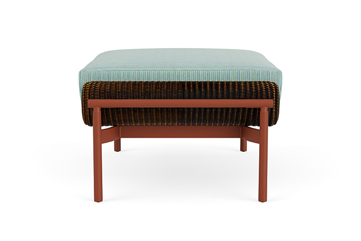 Lloyd Flanders™ Solstice Ottoman  - Mink, Terracotta