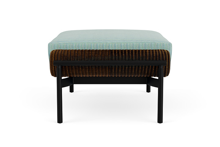 Lloyd Flanders™ Solstice Ottoman  - Mink, Ebony