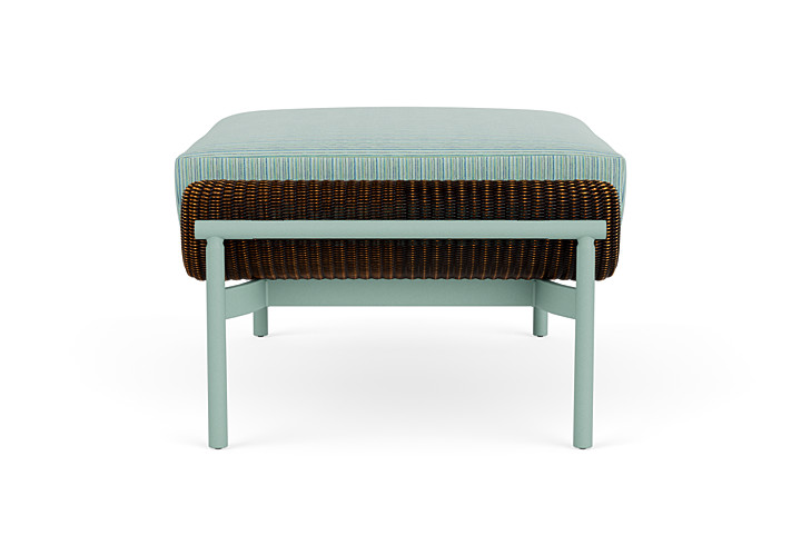 Lloyd Flanders™ Solstice Ottoman  - Mink, Sea Glass