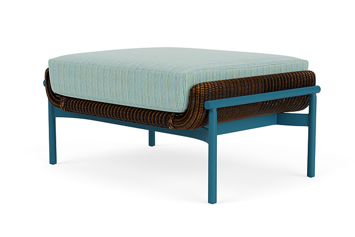 Lloyd Flanders™ Solstice Ottoman  - Mink, Peacock