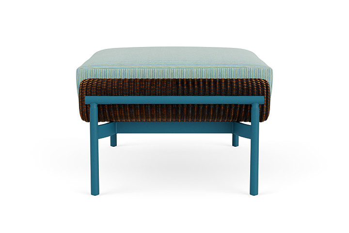 Lloyd Flanders™ Solstice Ottoman  - Mink, Peacock