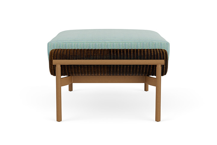 Lloyd Flanders™ Solstice Ottoman  - Mink, Hickory