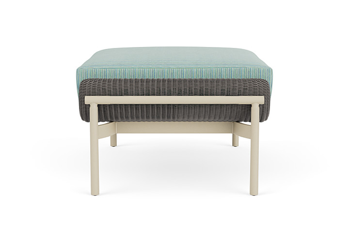 Lloyd Flanders™ Solstice Ottoman  - Pewter, Linen