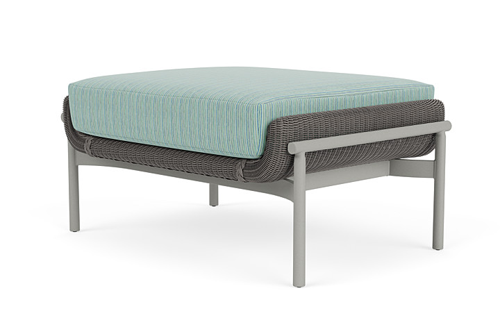 Lloyd Flanders™ Solstice Ottoman  - Pewter, Platinum