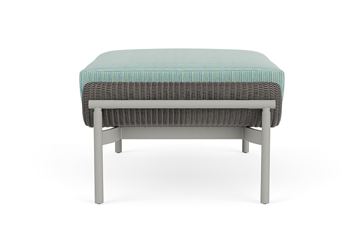 Lloyd Flanders™ Solstice Ottoman  - Pewter, Platinum