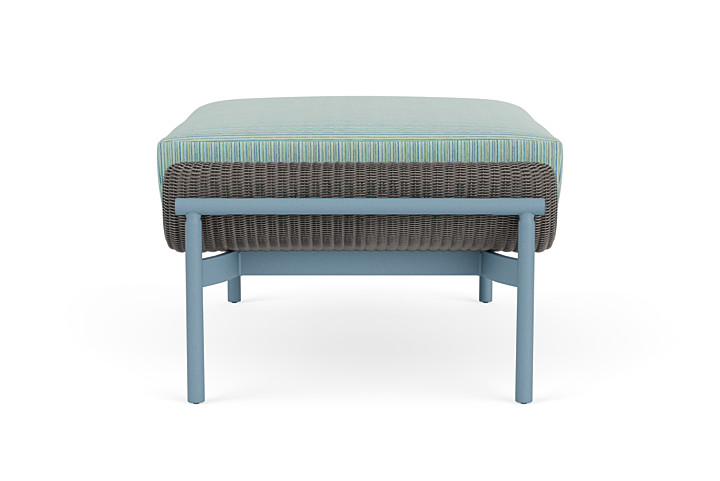 Lloyd Flanders™ Solstice Ottoman  - Pewter, Stillwater